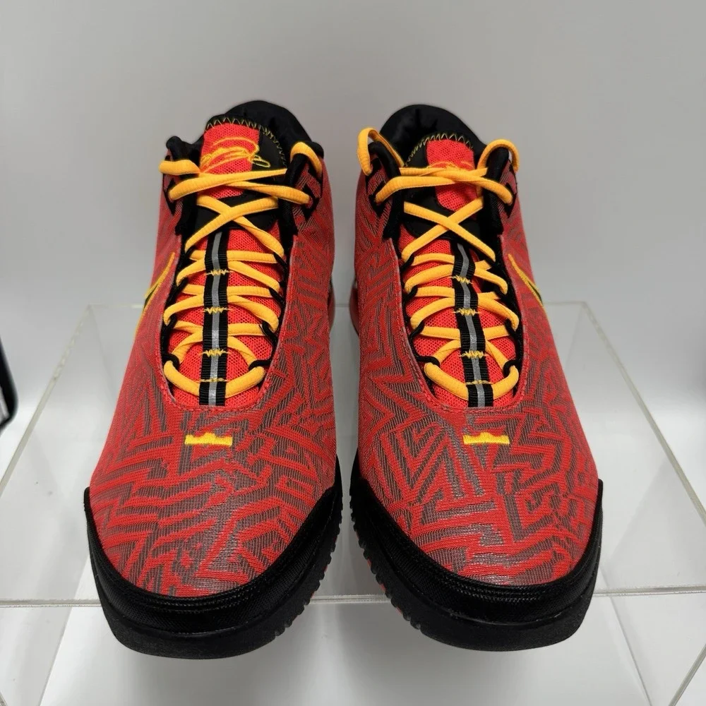Brand New Nike LeBron NXXT Crimson Orange Basketball  HF0712-600 Men's Size 9.5